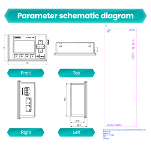 Siemens Nieuwe Originele LOGO Controller TDE Tekstdisplay 2 Ethernet Poorten PLC Programmeercontroller 6ED1055-4MH08-0BA1 voor LOGO 8 - Product Image 4