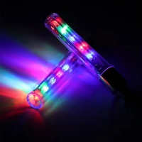 Lumières de vélo 1 pièce, capuchon de valve de roue de vélo LED, lumière néon pour rayons, lampe clignotante, accessoires de vélo