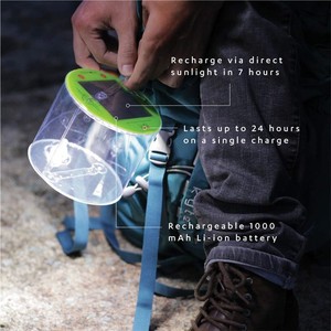 Cắm Trại Ngoài trời ánh sáng năng lượng mặt trời Inflatable Đèn <span class=keywords><strong>LED</strong></span> Đèn nhỏ gọn đèn lồng đi bộ đường dài độ sáng leo núi đèn lồng - Product Image 4