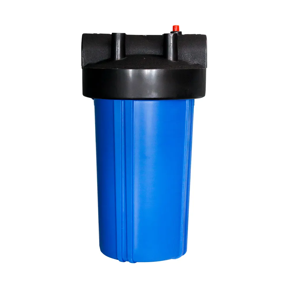 Carcasa de filtro de agua de cartucho azul grande de 5 ''/10"/20 "de alta calidad