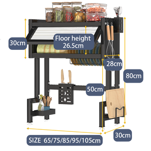 Escurridor de Cocina para Platos, Tazones y Vajilla, Escurridor de Platos Grande para Cocina, Estante de Almacenamiento Multifuncional para Encimera del Hogar - Product Image 2
