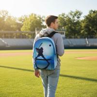 Sacs d'école antivol en polyester tendance avec fermeture éclair pour adolescents garçons et filles - Motif camouflage