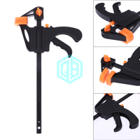 Pince de barre de travail épandeur F pince Gadget outil bricolage main vitesse presser pince à cliquet rapide 4 pouces pince de barre de travail du bois