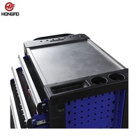 Carrito de herramientas de alta calidad, color azul, 7 cajones, duradero, para armario, personalizable