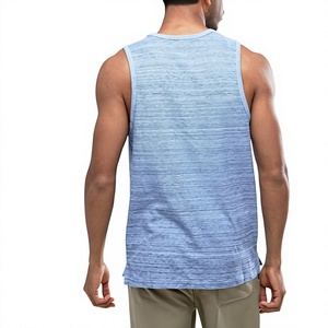 Wholesale Men's 100% Cotton <b>Singlets</b>-Anti-Pilling Quick Dry Breathable Training <b>Running</b> Tank Tops Solid Pattern Multiple Logo - Product Image 3