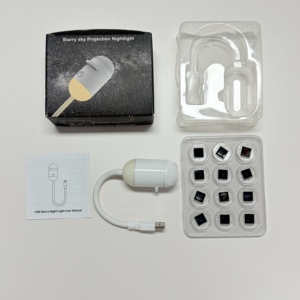 2 in 1 USB Mini <b>Galaxy</b> <b>Projector</b> HD Night Light Star <b>Projector</b> with Replaceable Slides OEM ODM Manufacturer - Product Image 6