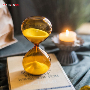 Regalo de Navidad Decoración para el hogar Claro Hecho a mano Vidrio Arena Relojes Reloj de arena - Product Image 5