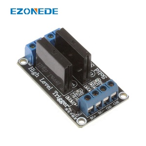 Dc 5V 12V 24V 2-kanaals Solid-State Relaismodule Op Hoog Niveau Trigger Dc-Besturing Ac 240V 2a Voor Plc Industriële Besturing - Product Image 3
