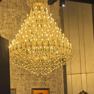 Luxury Customized Luxury Multi-tiered extra Large Wedding Crystal Candle Chandeliers <b>Light</b> for Hotel Lobby Villas - Product Image 4