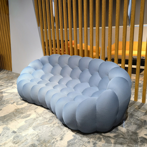 <span class=keywords><strong>Roche</strong></span> <span class=keywords><strong>Bobois</strong></span> <span class=keywords><strong>Canapé</strong></span> Bulle en Velours Tissu, Canapés de Luxe pour Salon, <span class=keywords><strong>Canapé</strong></span> Courbé Moderne Simple et Luxueux pour la Maison - Product Image 4