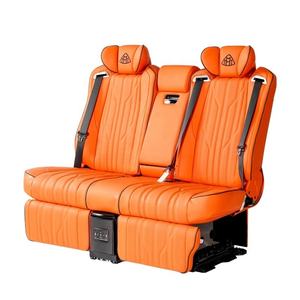 Asiento de coche Vip de lujo de cuero de <span class=keywords><strong>colores</strong></span> de alta calidad para Van, asiento trasero de coche de lujo, sofá de Reacondicionamiento para Volkswagen Multivan Caravelle - Product Image 2