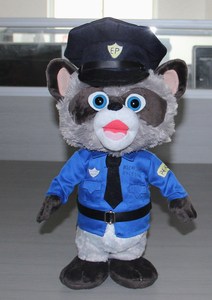 Jouets personnalisés OEM ODM : Peluche réaliste et mignonne de raton laveur, poupée en peluche, animal en peluche, jouet en peluche de raton laveur - Product Image 3