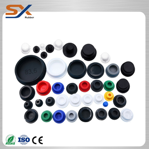 Tùy chỉnh Silicone cao su Stopper cắm kích cỡ khác nhau NBR/EPDM Bìa cap Silicone cao su End mũ - Product Image 1