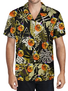 Markakrali tùy chỉnh thăng hoa Áo sơ mi thể hiện phong cách của bạn với sôi động phim hoạt hình vật nuôi và nhiệt đới in mẫu - Product Image 2