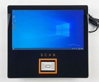Caisse enregistreuse tactile 11,6 pouces, système POS Windows 10, machine de paiement en libre-service