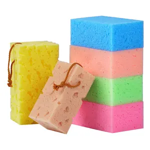 Scouring Car Sponge Large Honeycomb Hole Profession Washing Foaming Rich Easy Decontamination Washing Sponge