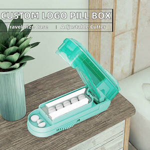 Dachion Modèle 001 – Boîte à pilules multifonction en ABS avec logo personnalisé, coupe-pilules réglable, conteneur de rangement de voyage Fujian - Product Image 2