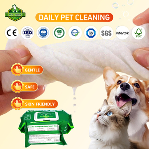 Toallitas Húmedas Hipoalergénicas para Mascotas, Perros y Gatos, Limpieza Diaria - Product Image 1