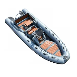 22ft Aluminium Rumpf RIB PVC/Hypalon/Orca Aufblasbares Fast Patrol Boot Zum Verkauf
