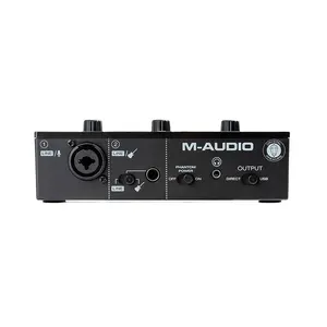 M-AUDIO parça SOLO 2-in 2-out profesyonel ses arabirimi kayıt, karıştırma, ses kartı düzenlemesi, ses kitabı