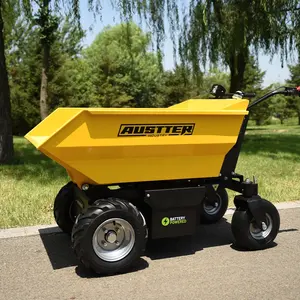 AUSTTER 1000W Brushless DC Motor 500kg Carregando Capacidade EH50 Elétrica Mini Dumper Battery Powered Carrinho de Mão