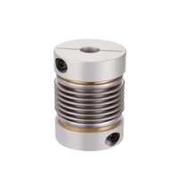 Accouplement souple en acier CR pour machines-outils CNC, type soufflet rigide élastique avec accouplement supérieur à câble métallique