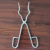 High-Temperature Stainless Steel Crucible Tongs Long Metal Smelting Tool for Lab Instruments & Equipment