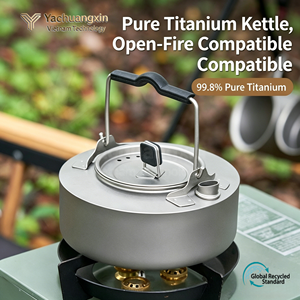 Marmite de camping en aluminium avec couvercle et poignée pour la cuisson en extérieur, 1 pièce, utilisable en toutes saisons - Product Image 2