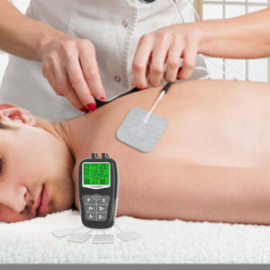Mesin terapi <span class=keywords><strong>TENS</strong></span> Unit EMS Dual Channel pemijat Nadi Stimulator otot 510K - Product Image 1