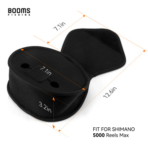Booms Fishing RC3 y Bolsa para Carrete de Pesca, Funda Protectora Portátil de Neopreno Impermeable Negra de Una Sola Capa - Product Image 6