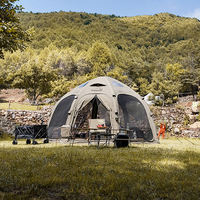 Tente gonflable sphérique octogonale de 5 m de diamètre, imperméable quatre saisons, pour le camping en plein air, type dôme