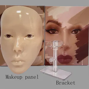 Herramienta de práctica de maquillaje para mujer, Accesorios de belleza Personal, contacto especial, forma de cara, lavable, cabeza de maniquí femenino