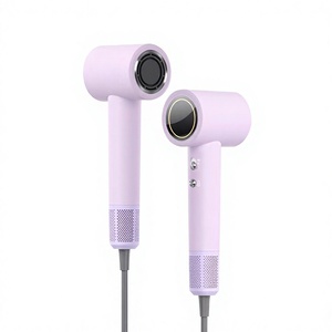 High-Power Foldable <b>Mini</b> Black Gold Hair Dryer Blue Ion Technology High-Speed Nozzle Diffuser Hot Heat Settings Home Travel - Product Image 6