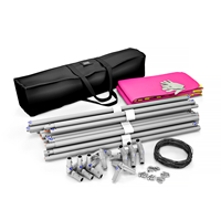 Bannière suspendue pour salon professionnel EYOU 2026, personnalisée, imprimée, en aluminium, avec éclairage LED, durable, pour exposition, bannière de plafond