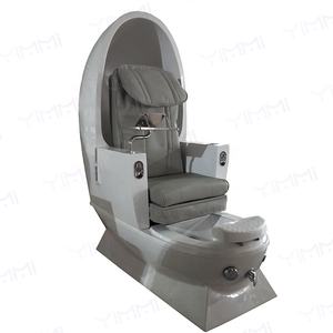 Deluxe Nagel Salon Möbel Fuß Spa Ei Form 2 Motoren Elektrische Luxus Pediküre Spa <span class=keywords><strong>Massage</strong></span> stuhl Für Nagels tudio - Product Image 4