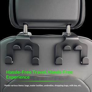 Nuevo Gancho para Reposacabezas de Asiento de Coche de Cuero y Soporte para Teléfono Móvil - Kit Interior - Product Image 5