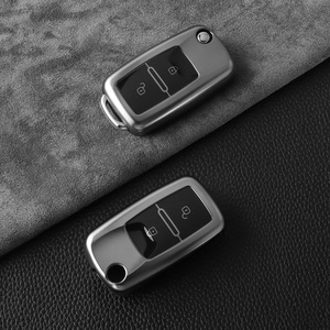 Chất lượng cao TPU chìa khóa xe trường hợp bìa Shell cho <span class=keywords><strong>VW</strong></span> Volkswagen MK4 Bora Golf <span class=keywords><strong>Jetta</strong></span> Passat Polo TOURAN Skoda <span class=keywords><strong>2</strong></span> nút - Product Image 4