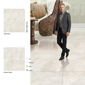 Azulejos de Porcelana Esmaltada Vistaar para Piso, Diseño de Mármol, 600x600mm, 8mm, Diseño Europeo Ceramika - Product Image 6