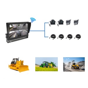 10.1-inch màn hình cảm ứng 4CH đảo ngược máy ảnh DVR màn hình <span class=keywords><strong>USB</strong></span> TF thẻ nâng cấp <span class=keywords><strong>Side</strong></span> View sao lưu xem đêm chia xe màn hình - Product Image 2