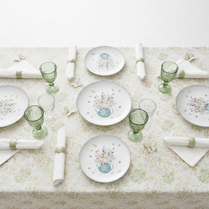 Vajilla de Cerámica Floral Premium, Vajilla Moderna, Juego de Platos, Tazas y Platillos Decorativos, Listo para la Venta en Tiendas de Artículos para el Hogar y la Cocina - Product Image 5