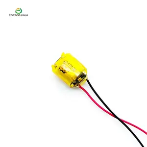 Micro lipo battery en10100 60mah 37v cylindrical ultra thin li-polymer liion batteries