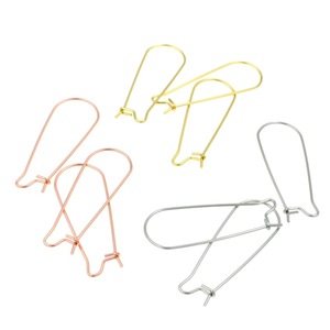 Stainless Steel Ear <b>Clips</b> Drop Shape For Earring Making DIY Jewelry Findings Rose Gold <b>Silver</b> Gold Color - Product Image 1