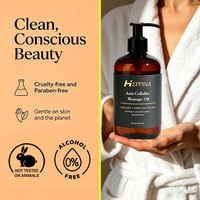 Huile de massage raffermissante pour le corps OEM avec collagène, aide à lisser la cellulite et à améliorer la texture de la peau, adoucit la peau et les muscles fatigués