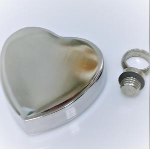 Mayor cámara de cenizas corazón urna de acero inoxidable joyería cremación Memorial colgante collar titular recuerdo titular papá mamá Bro - Product Image 5