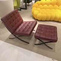 Ensemble de canapés de bureau en cuir avec éponge haute densité et structure métallique, design moderne, confortable, marque BZ pour usage commercial
