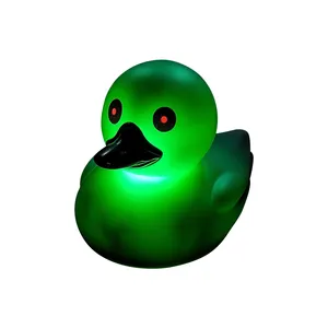 2024 Wholesale 3 Inch Bulk Rubber Duck Toys Custom Vinyl PVC Animal Bath babies toys Custom Floating Light Up Rubber Duck