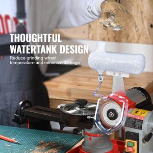 Affûteur de lame de scie circulaire 370W Injection d'eau Meule de 5 pouces Lames de scie à pointe de carbure 6 centrages-pour lames - Product Image 5