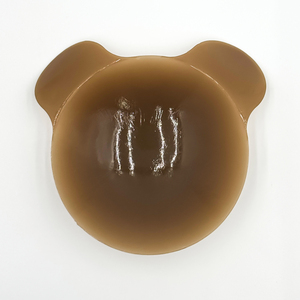 Alas puting silikon anti air, kain penutup puting nyaman tanpa tali tanpa jahitan bentuk beruang tidak terlihat dapat digunakan kembali - Product Image 4