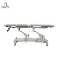 Table de traitement électrique multifonctionnelle à 5 sections avec dossier et repose-jambes réglables pour les centres de chiropratique et de réadaptation