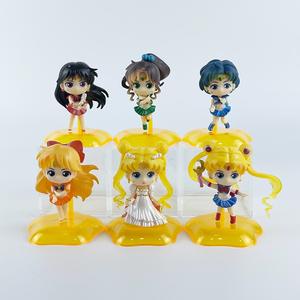 Set <span class=keywords><strong>de</strong></span> Figuras Coleccionables <span class=keywords><strong>de</strong></span> Anime Sailor Moon Chibi con la <span class=keywords><strong>Princesa</strong></span> Serenity, Sailor Mars, Mercury y Jupiter para Fanáticos - Product Image 5